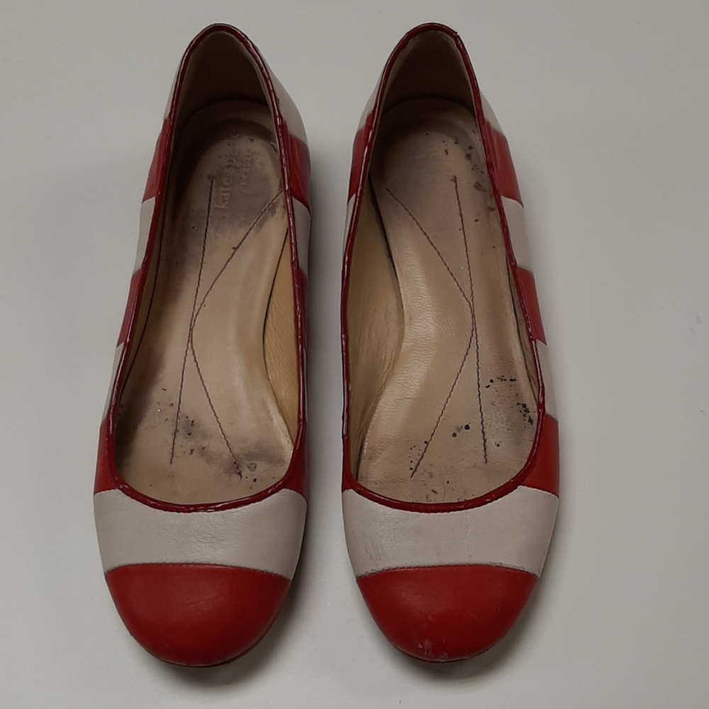 Kate spade striped flats size 8